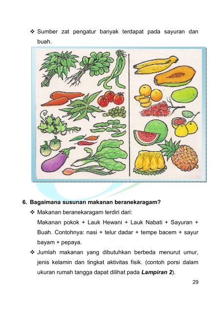 I. PENDAHULUAN 1. Apa itu Keluarga Sadar Gizi (KADARZI ...