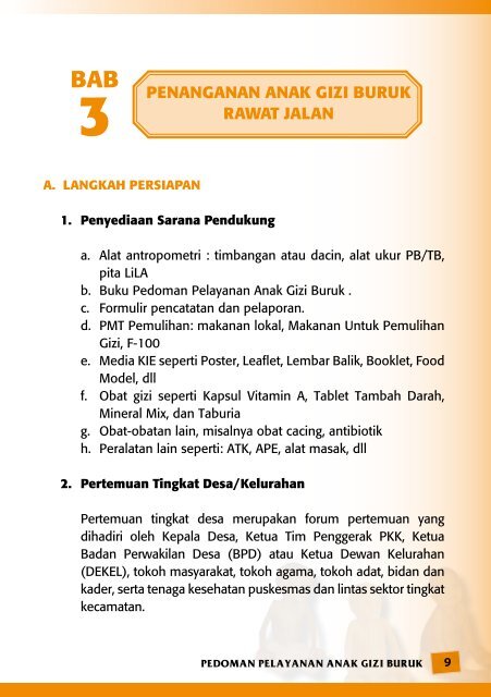 PEDOMAN PELAYANAN ANAK GIZI BURUK