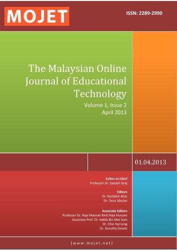 The Malaysian Online Journal of Educational Technology