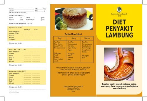 DIET PENYAKIT LAMBUNG