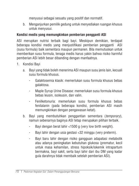 Buku Pedoman Gizi dalam Penanggulangan Bencana