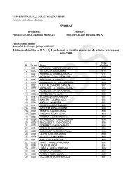 Lista candidaţilor A D M I Ş I pe locuri cu taxă la concursul de ...