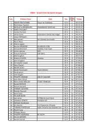 70km -­‐ Grand Trail du Saint Jacques