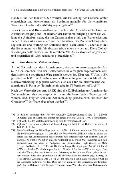 Die Vereinbarkeit des IT-Verfahren ATLAS (Einfuhr ... - EFA-Schriften