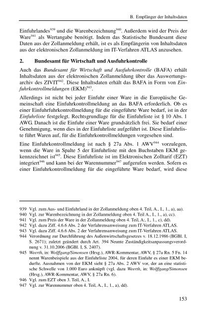 Die Vereinbarkeit des IT-Verfahren ATLAS (Einfuhr ... - EFA-Schriften