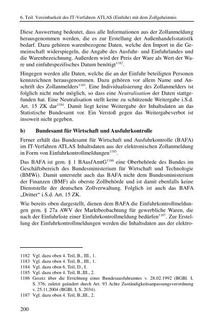 Die Vereinbarkeit des IT-Verfahren ATLAS (Einfuhr ... - EFA-Schriften