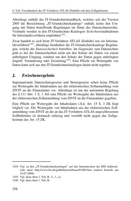 Die Vereinbarkeit des IT-Verfahren ATLAS (Einfuhr ... - EFA-Schriften