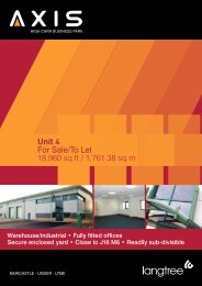 Unit 4 For Sale/To Let 18,960 sq ft / 1,761.38 sq m
