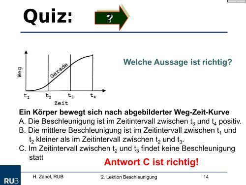 Beschleunigung