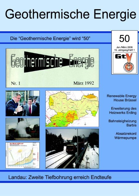 1 Geothermische Energie 50/2006 - Geothermie
