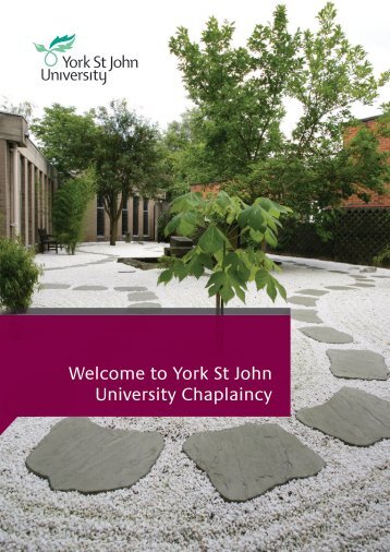 Welcome to York St John University Chaplaincy