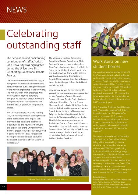 Celebrating outstanding staff