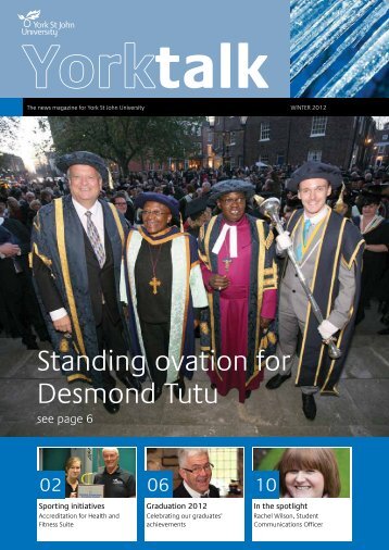 Standing ovation for Desmond Tutu