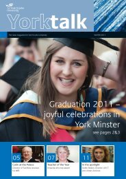 Graduation 2011 – joyful celebrations in York Minster