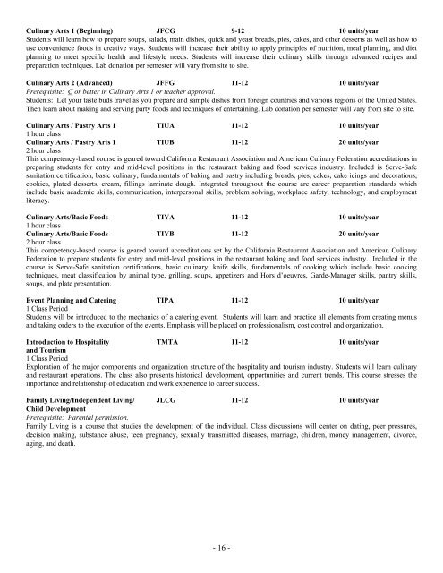 High School Course Catalog 2009-2010 - Fremont Unified School ...