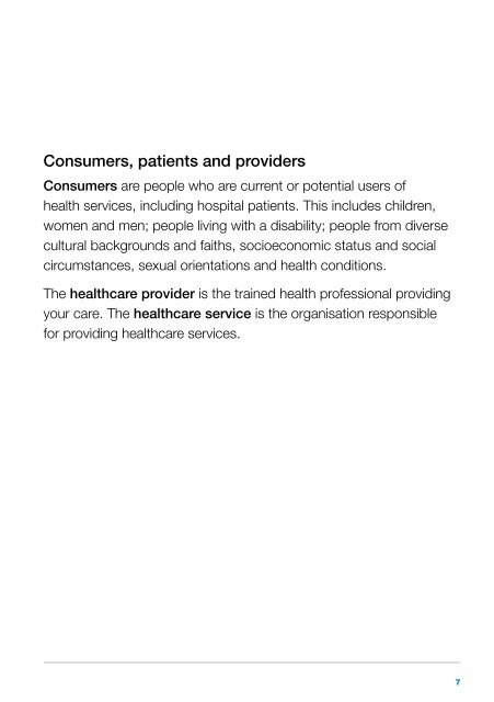 The Australian Charter of Healthcare Rights in ... - health.vic.gov.au