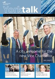 A city welcome for the new Vice Chancellor