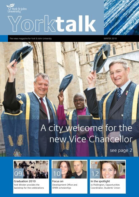 A city welcome for the new Vice Chancellor