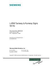 L-858 Taxiway & Runway Signs 50 Hz - ADB Airfield Solutions