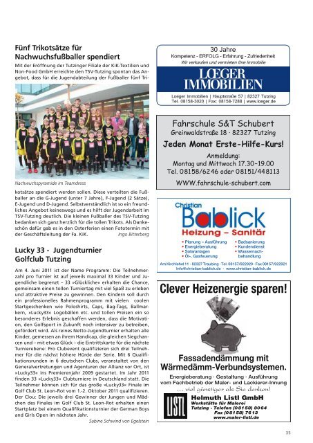 Download Heft 06 / Juni 2011 - Tutzinger Nachrichten