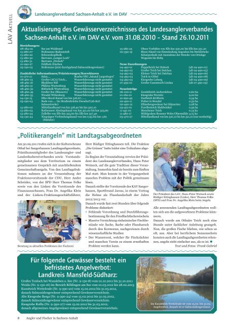 Angler und Fischer in Sachsen-Anhalt - Landesfischereiverband ...