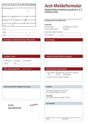 Arzt-Meldeformular - Rationelle Arztpraxis eV