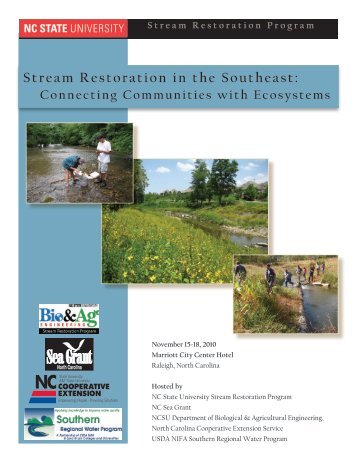 Stream Restoration in the Southeast: - Biological and Agricultural ...