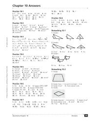 Chapter 10 Answers (continued)