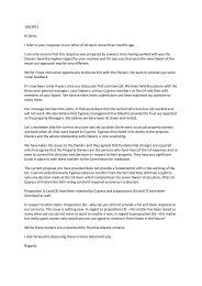 Letter sent in Reply to Cypress - MarclanCorporate.com.au