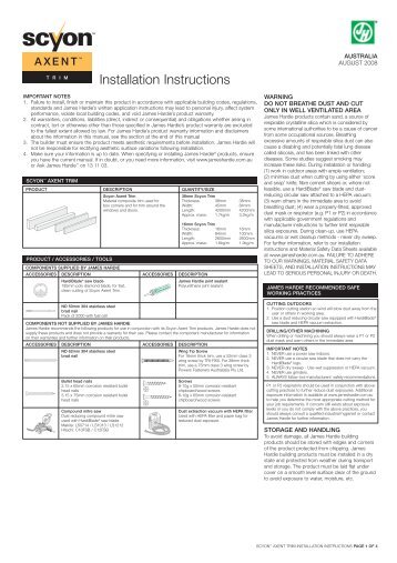 scyon-axent-trim-maunal.pdf (529 KB) - John's Building Supplies
