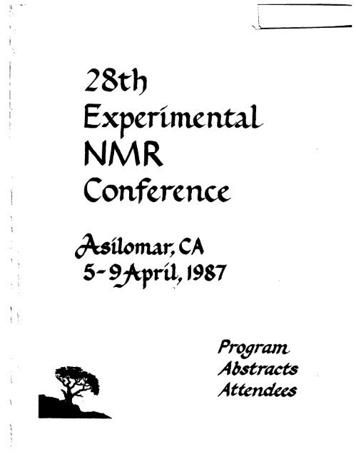 th  - 1987 - 51st ENC Conference