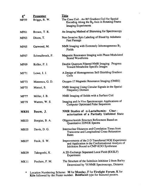 th  - 1987 - 51st ENC Conference