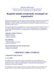 Requisiti minimi strumentali tecnologici ed organizzativi