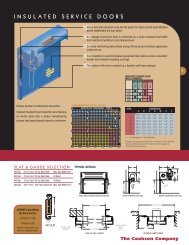 INSULATED SERVICE DOORS