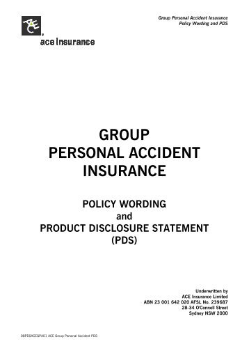 GROUP PERSONAL ACCIDENT INSURANCE - Willis