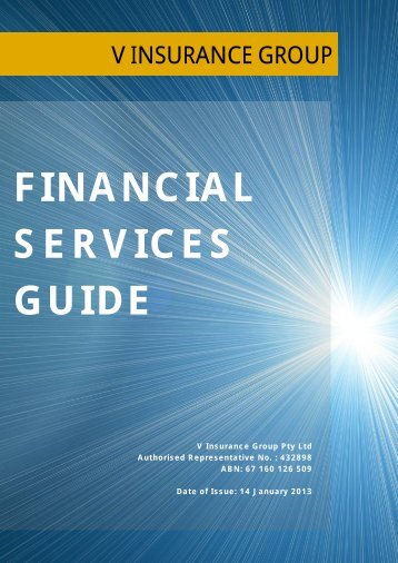 FINANCIAL SERVICES GUIDE