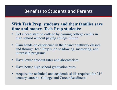 Tech Prep 101.pdf - Tech Prep of the Rio Grande Valley, Inc.