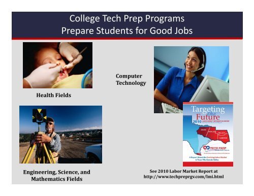 Tech Prep 101.pdf - Tech Prep of the Rio Grande Valley, Inc.