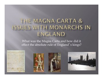 The Magna Carta