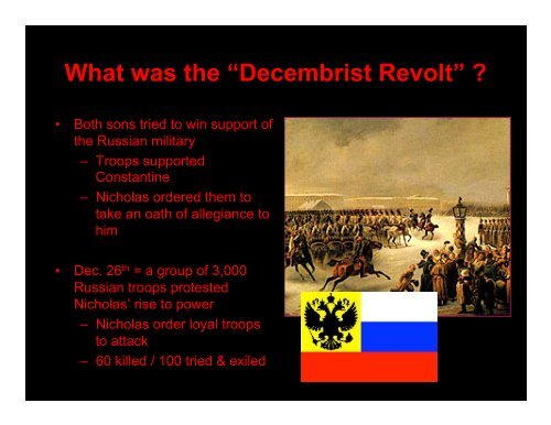 The Revolutions of the 1820’s & 1830’s in Europe