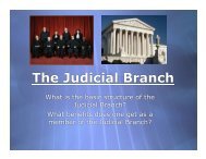 The Judicial Branch