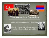 The Armenian Genocide