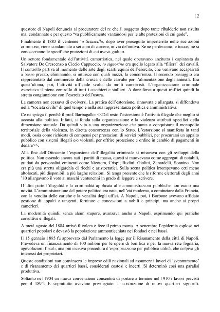 Le origini della camorra - (anno 2010) - Osservatorio per la legalità ...