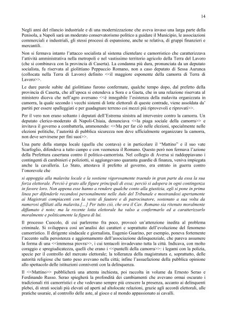 Le origini della camorra - (anno 2010) - Osservatorio per la legalità ...