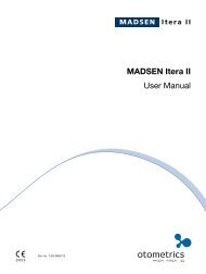 MADSEN Itera II User Manual