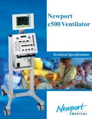 Newport e500Ventilator