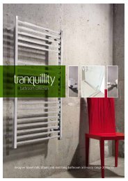 designer towel rails drains and matching bathroom accessory range 2012/13