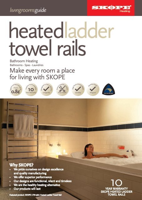 heatedladder towel rails