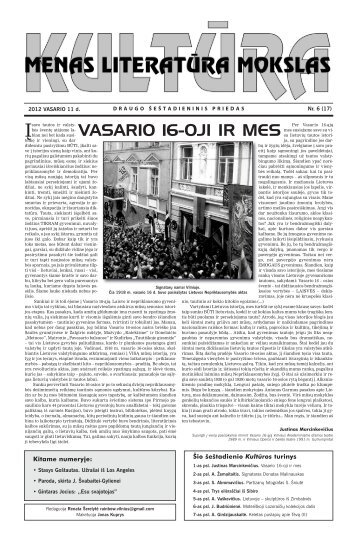 VASARIO 16-OJI IR MES