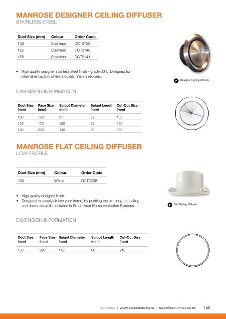 Ducting Catalogue - Plumbing Plus